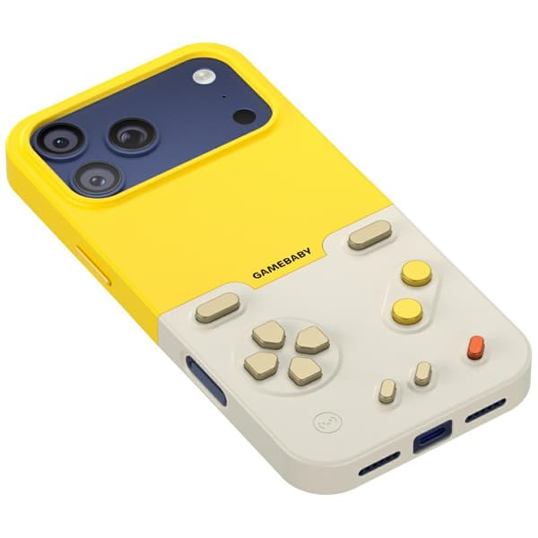 GAMEBABY Etui med Controller til iPhone 17 Pro Gul