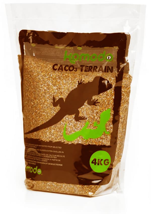 Komodo CaCo3 Sand Caramel - spiseligt sand til krybdyr