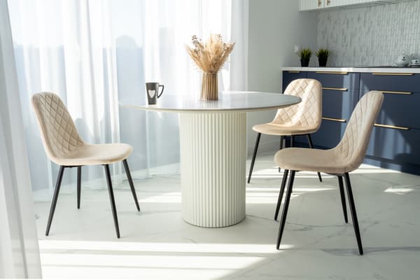 Orlando Velvet beige fløjlsstol