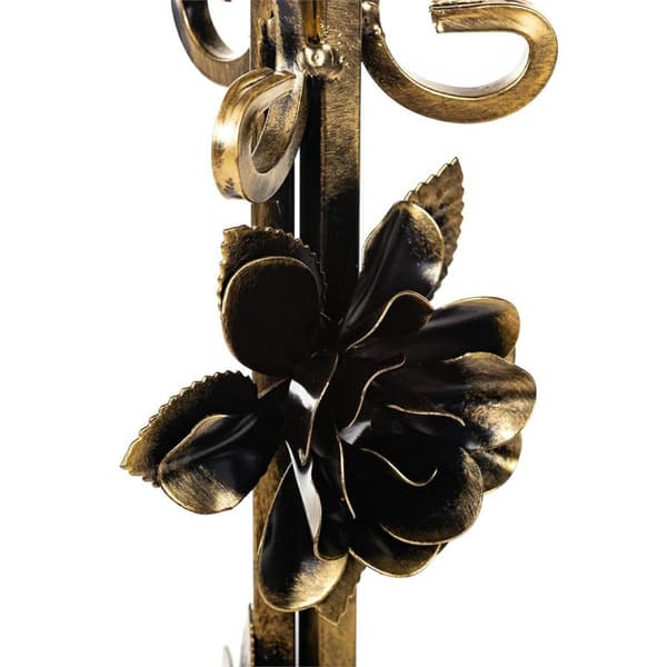 Metallblomställ dekorerat med rosor 95 cm