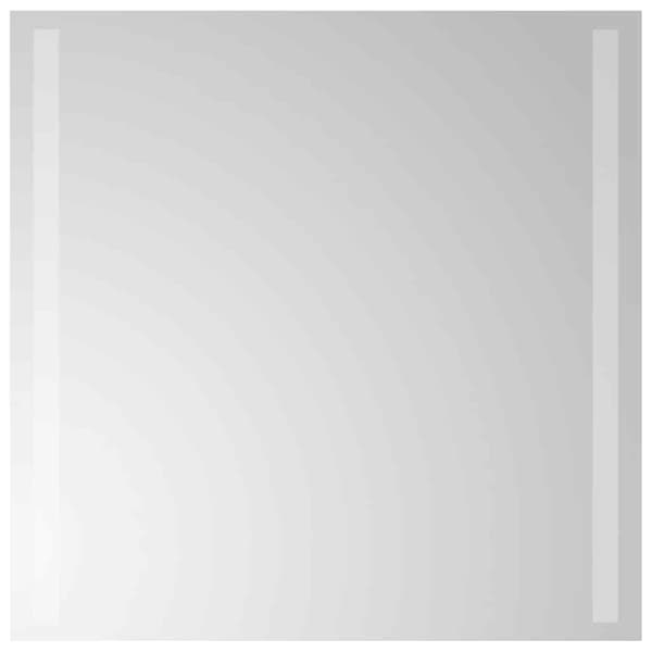 vidaXL Badrumsspegel med LED, 50x50 cm
