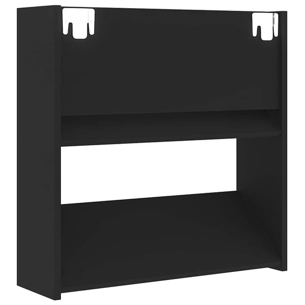 vidaXL vægskohylder, 4 stk., sort, 60x18x60 cm