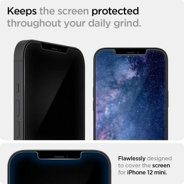 Spigen Glas.TR iPhone 12/12 Pro 6.1" 2-pack "EZ FIT" AGL01801 härdat glas