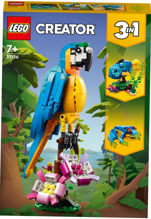 Lego Creator 31136. Eksoottinen papukaija
