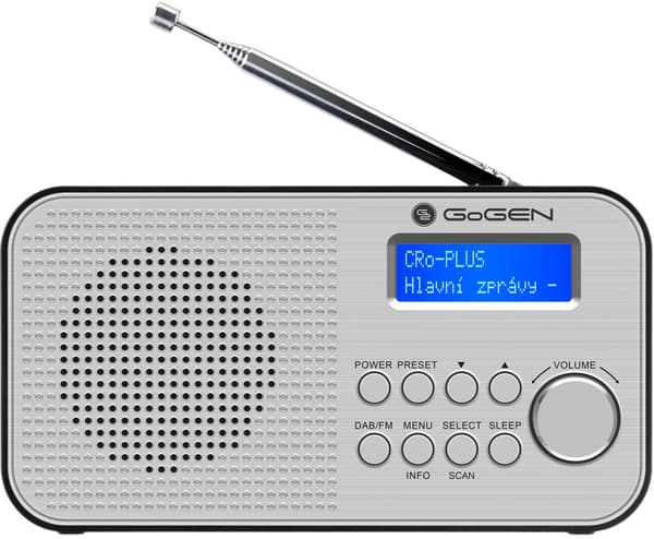 Radio GoGEN DAB 300 N Silver (GOG-DAB300N)