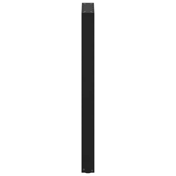 vidaXL sofabordsben, 2 stk., sort, 50x(100-101) cm, stål