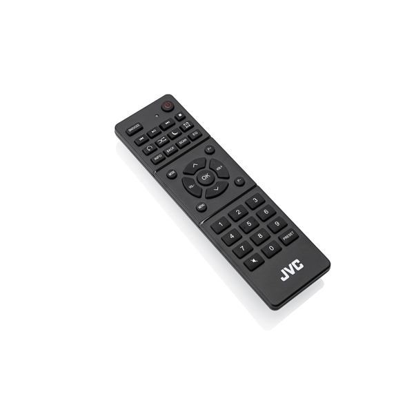 JVC Internetradio RA-E814B 5W DAB+ Wi-Fi Bluetooth 5.2 Svart