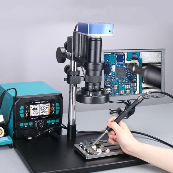 Yihua 992D-II mini varmluft 2-i-1 loddestation