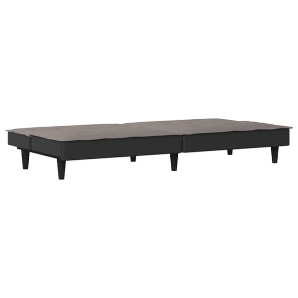 vidaXL Bäddsoffa, Taupe, Klädd i Tyg