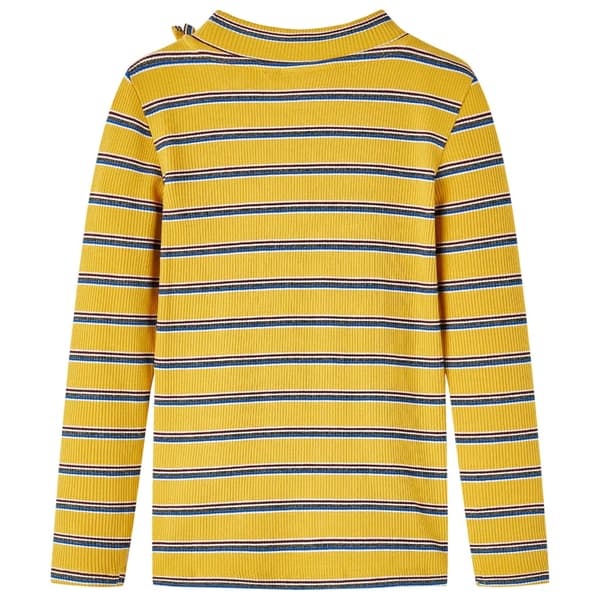 Barn långärmad T-shirt, ockra, 140