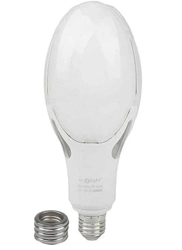 LED-katuvalolamppu E27-kierre E40-sovitin 30W kylmävalo 6000K 3000lm