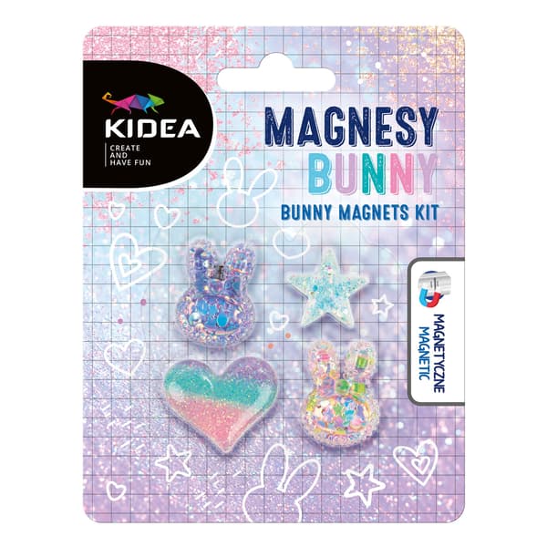 BUNNY MAGNETS 4 KPL KIDEA 0354