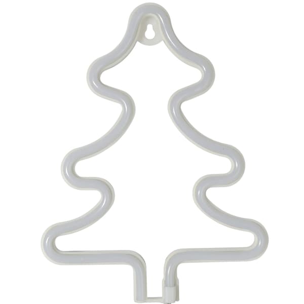 LED juldekorasjon - neon juletræ 23 cm
