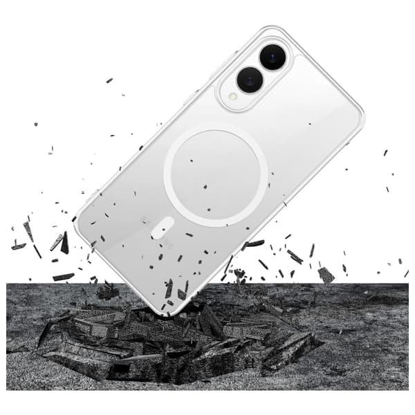 3MK MagCase til Galaxy S25 Edge, gennemsigtig til Magsafe