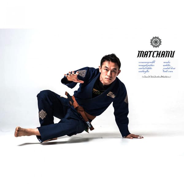 Fairtex Gi BJJ Herr Match Blå A1