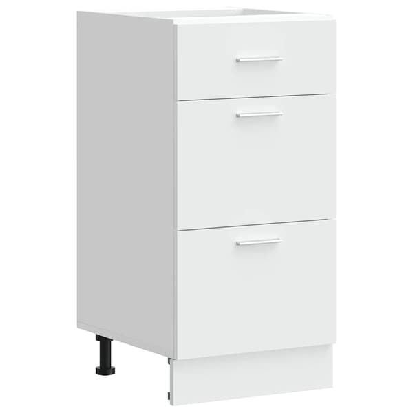 vidaXL Underskåp vit 40x46x81,5 cm limmat trä