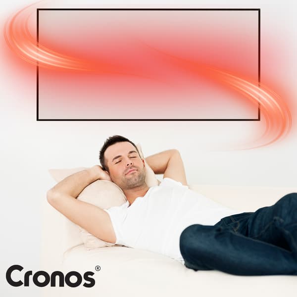 Cronos Carbon P1000TWP Sort Ramme IR Varmepanel