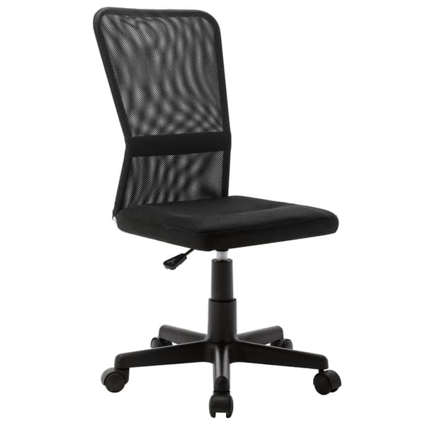 vidaXL kontorstol, sort, 44x52x100 cm, med net