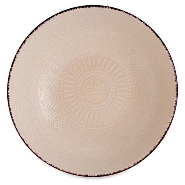 Djup tallrik 20 cm MANDALA beige