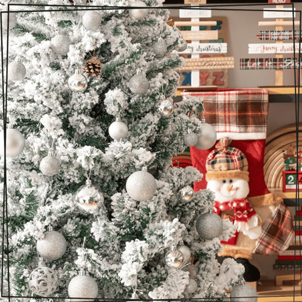 JULGRANSBOLLAR, PLAST, JULGRAN, SILVER, REPFRIA