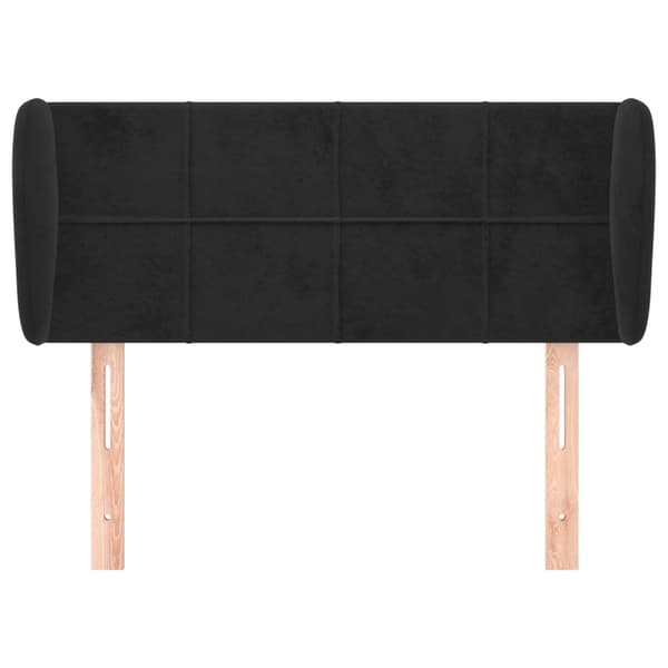 vidaXL Siivekäs niskatuki musta 83x23x78/88 cm sametti