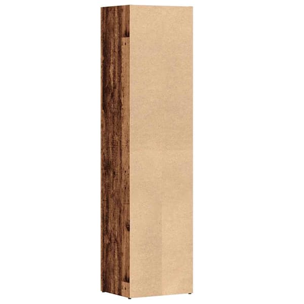 vidaXL bogreol, antik træ, 36x30x143 cm