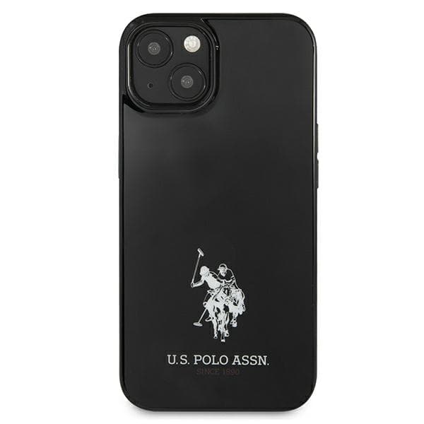 US Polo Horses Logo-cover til iPhone 13 mini, sort