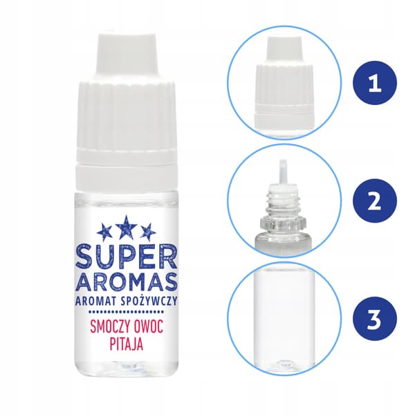 Superaromaer Madsmag Dragefrugt Pitaya 10 ml