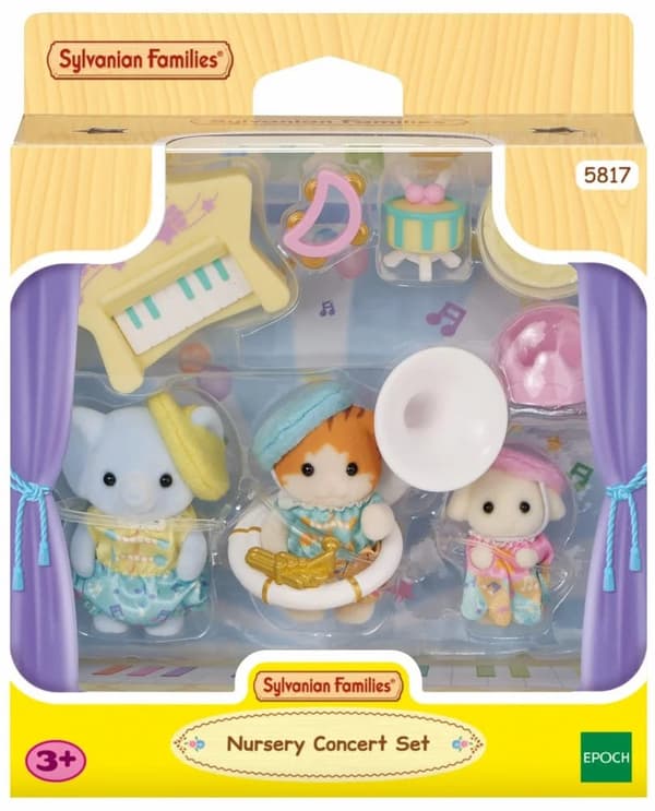 Sylvanian Families Barnrum Konsert Figur Set SLV5817