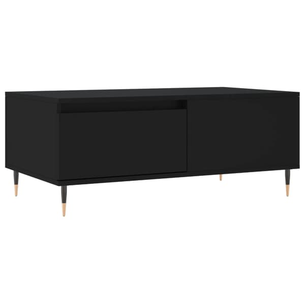 vidaXL sofabord, sort, 90x50x36,5 cm, træbaseret materiale