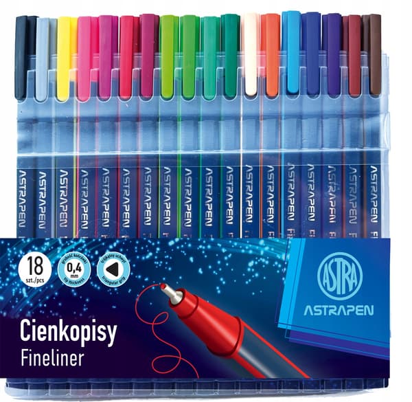 TRIANGULÄRA FINSPINNAR 0,4 MM ASTRAPEN 18 ST 3084