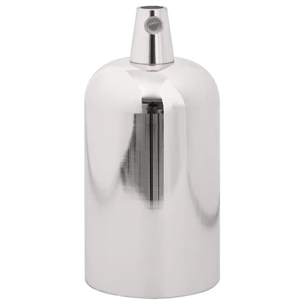 vidaXL Glödlampshållare 2 st satin nickel E27
