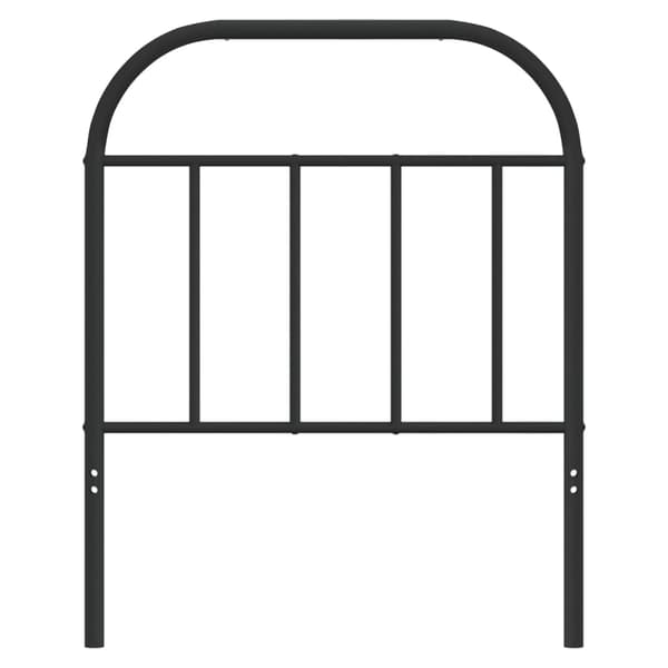 vidaXL metalsengegavl sort 75 cm