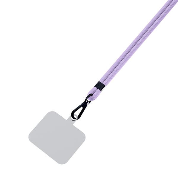3mk EasyClip telefonsnor, lyselilla med sorte detaljer