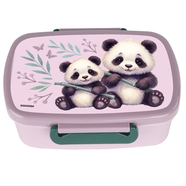 Madkasse Panda med rum til børn