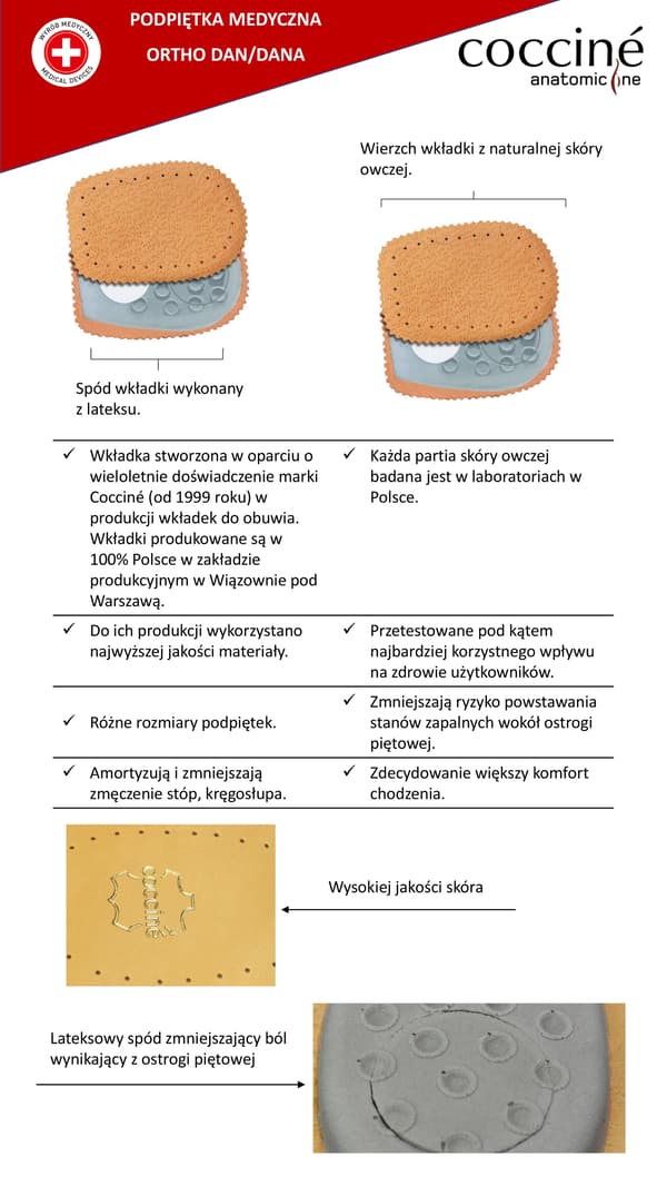 Hælsporepuder - COCCINE ORTHO DAN S