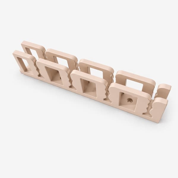 Beige baseballkasketholder vægophæng