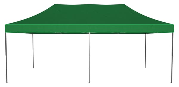 Ekspres shoppingpavillon - 3x6 m - grøn