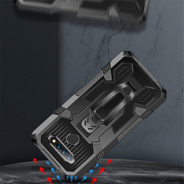 Hybrid KickStand-etui til LG K41S / K51S, Sort