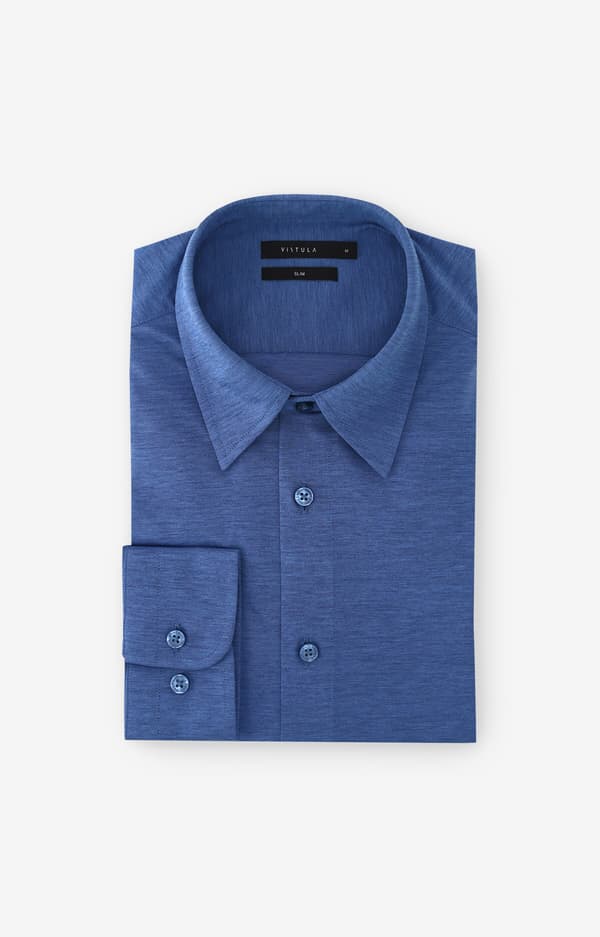 Slim strikskjorte XXL