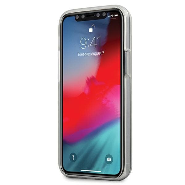 Guess 4G 3D Pattern Collection-skal till iPhone 12 mini, transparent