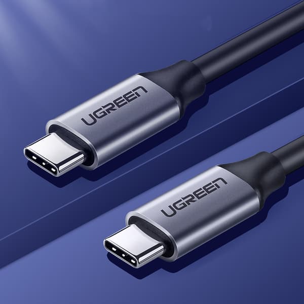 USB-C 3.1 - USB-C 3.1 1,5 m kaapeli - harmaa