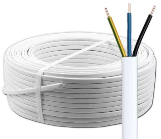 Installationskabel YDYp 3x2,5mm2 platt infälld 100m spole