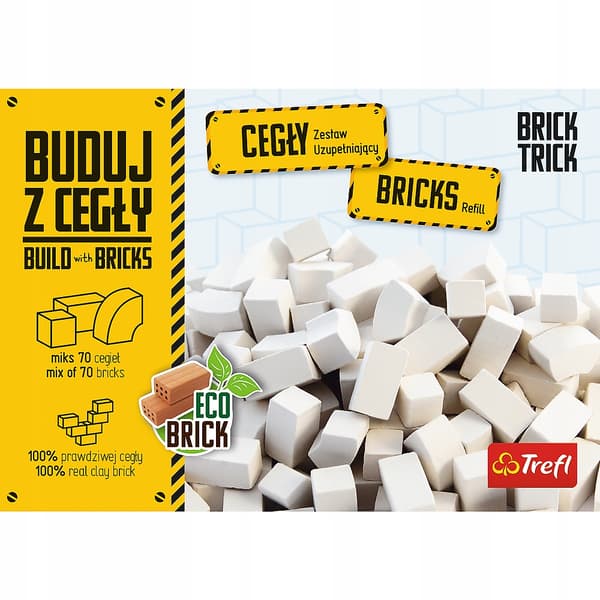 BRICK TRICK CASTLE BRICKS HVIDE 70
