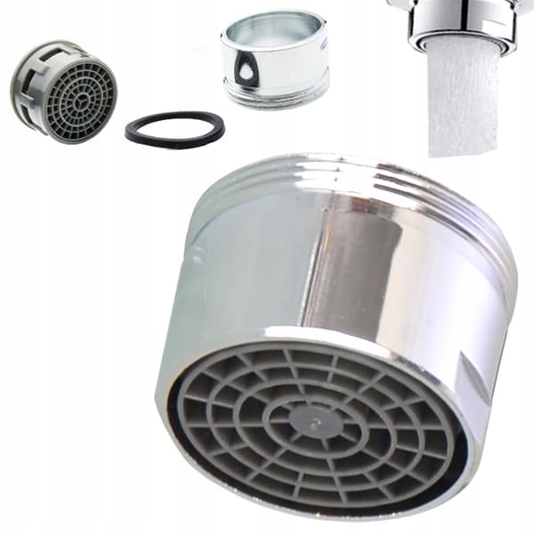 28 mm kranlock, vandbesparende EKO-perlator til badekarsblandere