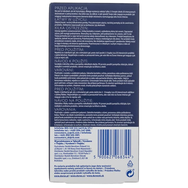 Durex Intense Orgasmisk Stimulerende Gel til Kvinder - 10 ml