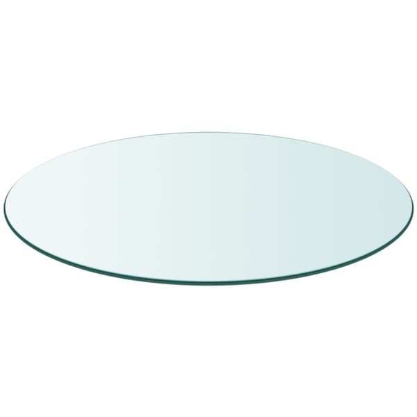 vidaXL glasbordplade, rund 900 mm