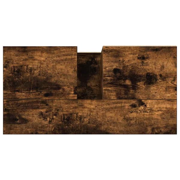 vidaXL badeværelsesskab røget eg 65x33x60 cm