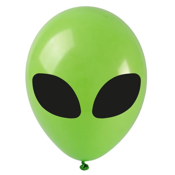 Ballonger med UFO-tryck 6 st