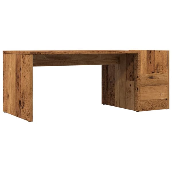 vidaXL Soffbord, Antikträ, 90x45x35 cm